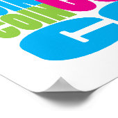 金カラフル貨 ポスター (角)