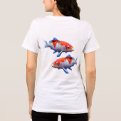 金カラフル魚Tシャツ トライブレンドＴシャツ (裏面)
