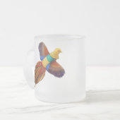 金キジのマグ フロストグラスマグカップ (正面左)