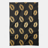 金キス キッチンタオル (縦)