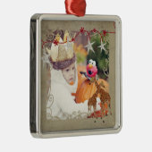 金キリンの星明かりの夜写真のオーナメント メタルオーナメント (右)