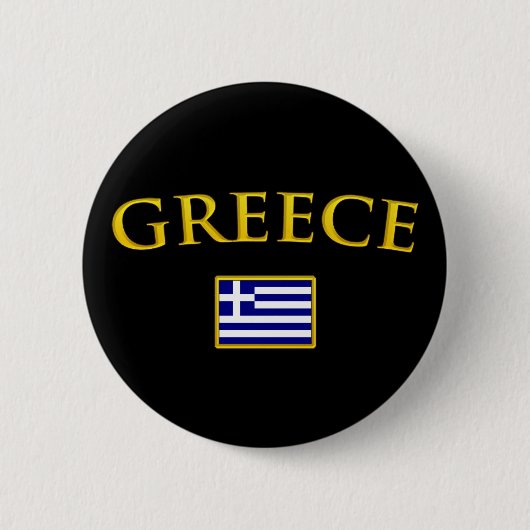 金ギリシャ 缶バッジ (正面)