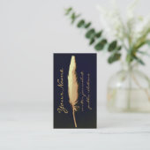 金クイル作家の名刺 名刺 (スタンド正面)