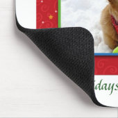 金クリスマスの挨拶 マウスパッド (コーナー)