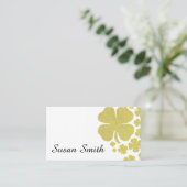 金クローバーのシャムロック 名刺 (スタンド正面)