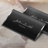 金クール金縁ど属牧師名刺 名刺