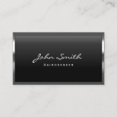 金クール金縁ど理美容業者名刺 名刺 (正面)