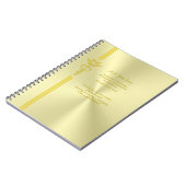 金ケリュケイオンとナースの記録的な保つこと ノートブック (左側)