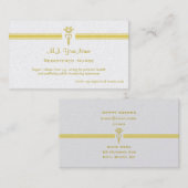 金ケリュケイオンのロゴの公認看護師 名刺 (正面/裏面)