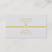 金ケリュケイオンのロゴの公認看護師 名刺 (裏面)