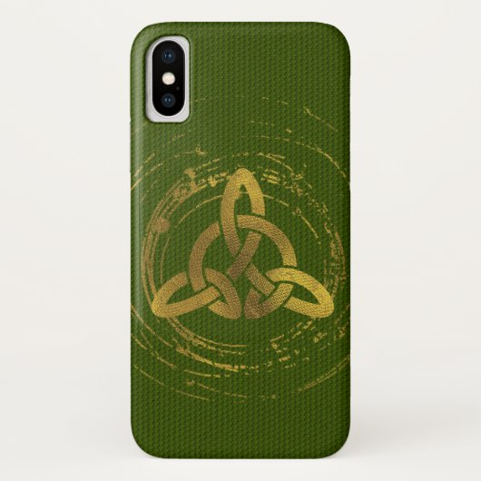 金ケルト結び目模様 Case-Mate iPhoneケース (裏面)