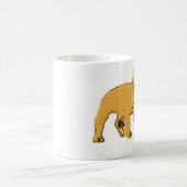 金コッカースパニエルの子犬のマグ コーヒーマグカップ (中央)