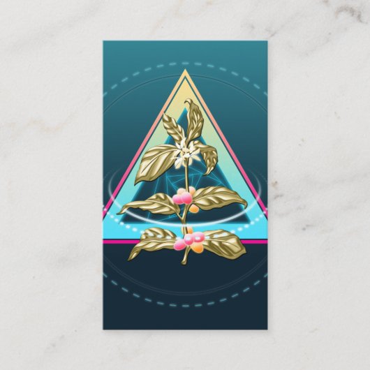 金コーヒー植物 ロイヤリティカード (正面)