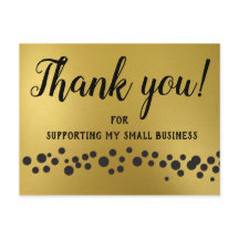 金ゴールドありがとう！カード