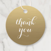 金ゴールドありがとう フェイバータグ (正面)