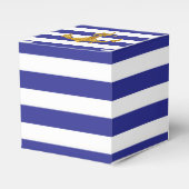 金ゴールドいかりオンブルーストライプズ フェイバーボックス (正面サイド)