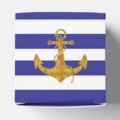 金ゴールドいかりオンブルーストライプズ フェイバーボックス (上部)