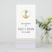金ゴールドいかりストライプと航海の結婚計画 プログラム (スタンド正面)