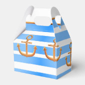 金ゴールドいかりブルーの背景 フェイバーボックス (裏面サイド)