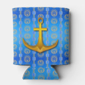 金ゴールドいかりブルーセルーランクーラーボックス 缶クーラー (裏面)