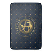 金ゴールドいかり バスマット (正面縦)