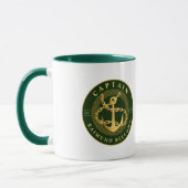 金ゴールドいかり マグカップ (左)