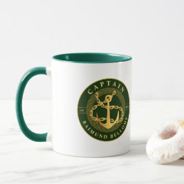 金ゴールドいかり マグカップ