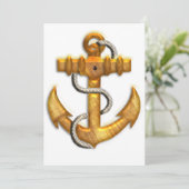 金ゴールドいかり 招待状 (スタンド正面)