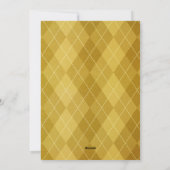 金ゴールドいけなまたはニース2犬クリスマスフォトカード シーズンカード (裏面)