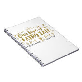 金ゴールドおとぎ話の口結婚書だ ノートブック (右側)