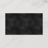 金ゴールドおよびアワビの種族のフクロウ 名刺 (裏面)