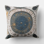 金ゴールドおよびエナメルの文字盤、Ma始まるデザイン クッション (裏面)