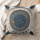 金ゴールドおよびエナメルの文字盤、Ma始まるデザイン クッション (ブランケット)