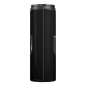 金ゴールドおよび大理石NO-MAJ™バッジ タンブラー (裏面)