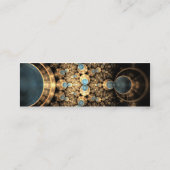 金ゴールドおよび宝石 スキニー名刺 (裏面)