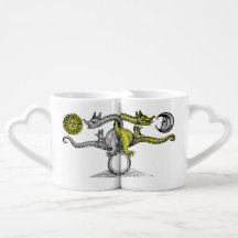 金ゴールドおよび統一されたな銀のドラゴン