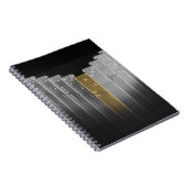 金ゴールドおよび銀のドミノ ノートブック (右側)