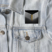 金ゴールドおよび銀のドミノ 缶バッジ (インサイチュ)