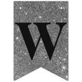 金ゴールドおよび銀の輝きの菓子16 バンティングフラッグ (第3の旗)