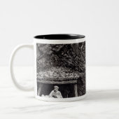 金ゴールドおよび銀製鉱山 ツートーンマグカップ (左)