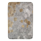 金ゴールドおよび銀貨 バスマット (正面縦)