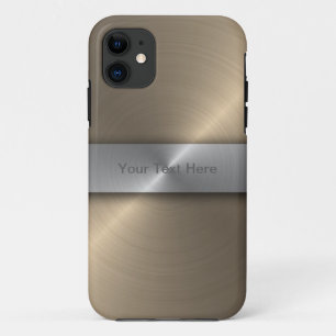 金ゴールドおよび銀 iPhone 11 ケース
