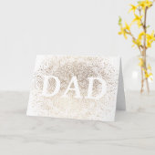金ゴールドお洒落フォーマルエレガントパパ父の日 カード (黄色い花)
