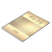 金ゴールドお洒落ボス ノートブック (左側)