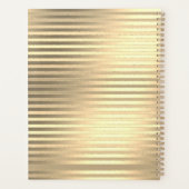 金ゴールドお洒落ボス プランナー手帳 (裏面)