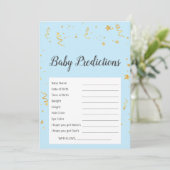 金ゴールドお祝いオン青ベビー予測ゲーム (スタンド正面)