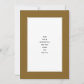 金ゴールドお祝い写真追悼式 招待状 (裏面)