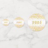 金ゴールドお祝い コンフェッティ (正面)