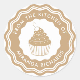 金ゴールドから自家製ベーカリーのキッチンモダン ラウンドシール