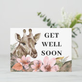 金ゴールドかわいらしキリンフローラが元気になる カード (スタンド正面)